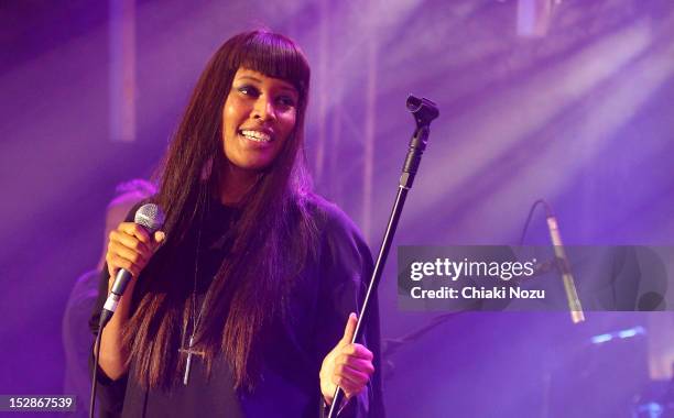 Brown performs for Arthur's Day 2012 London gig at Senate House on September 27, 2012 in London, United Kingdom.