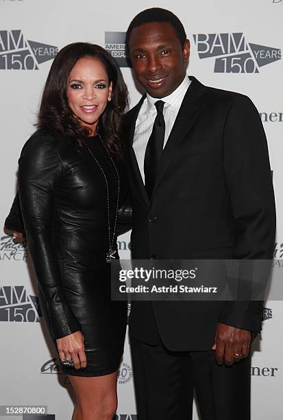 Cassandra Johnson and Avery Johnson attend BAM 30th Next Wave Gala at Skylight One Hanson on September 27, 2012 in New York City.