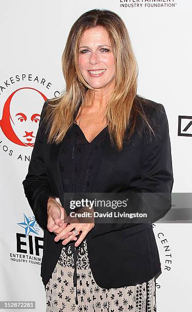 Actress Rita Wilson attends the Shakespeare Center of Los Angeles' 22nd Annual "Simply Shakespeare" at the Freud Playhouse, UCLA on September 27,...