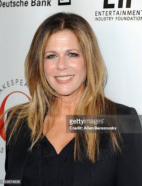 Actress Rita Wilson attends the Shakespeare Center of Los Angeles' 22nd annual "Simply Shakespeare" reading of "A Midsummer Night's Dream" at Freud...