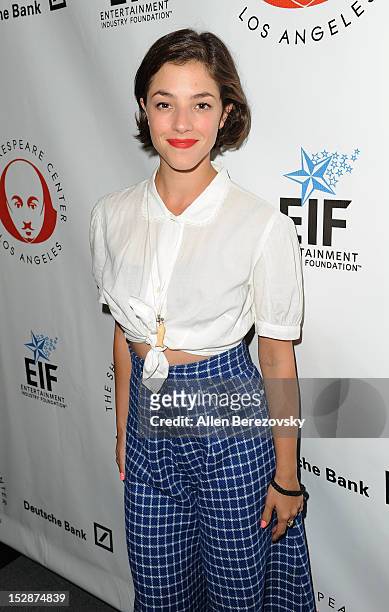 Actress Olivia Thirlby attends the Shakespeare Center of Los Angeles' 22nd annual "Simply Shakespeare" reading of "A Midsummer Night's Dream" at...