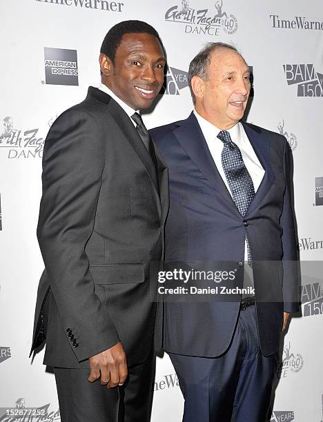 Avery Johnson and Bruce Ratner attend the BAM 30th Next Wave Gala at the Brooklyn Academy of Music on September 27, 2012 in the Brooklyn borough of...