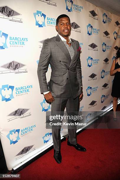 Joe Johnson attends the grand opening of the 40/40 Club at Barclays Center on September 27, 2012 in the Brooklyn borough of New York City.