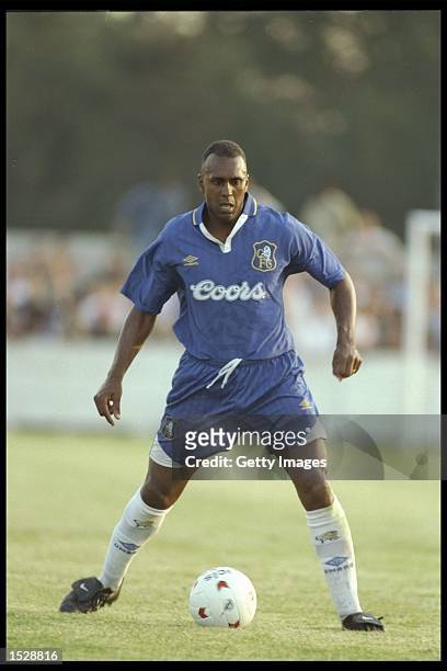 David Rocastle of Chelsea in action during the pre-season friendly between Kingstonian and Chelsea at Kingston in Surrey. Mandatory Credit: Allsport...