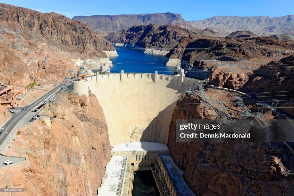 Hoover Dam and Colorado River,  Boulder City