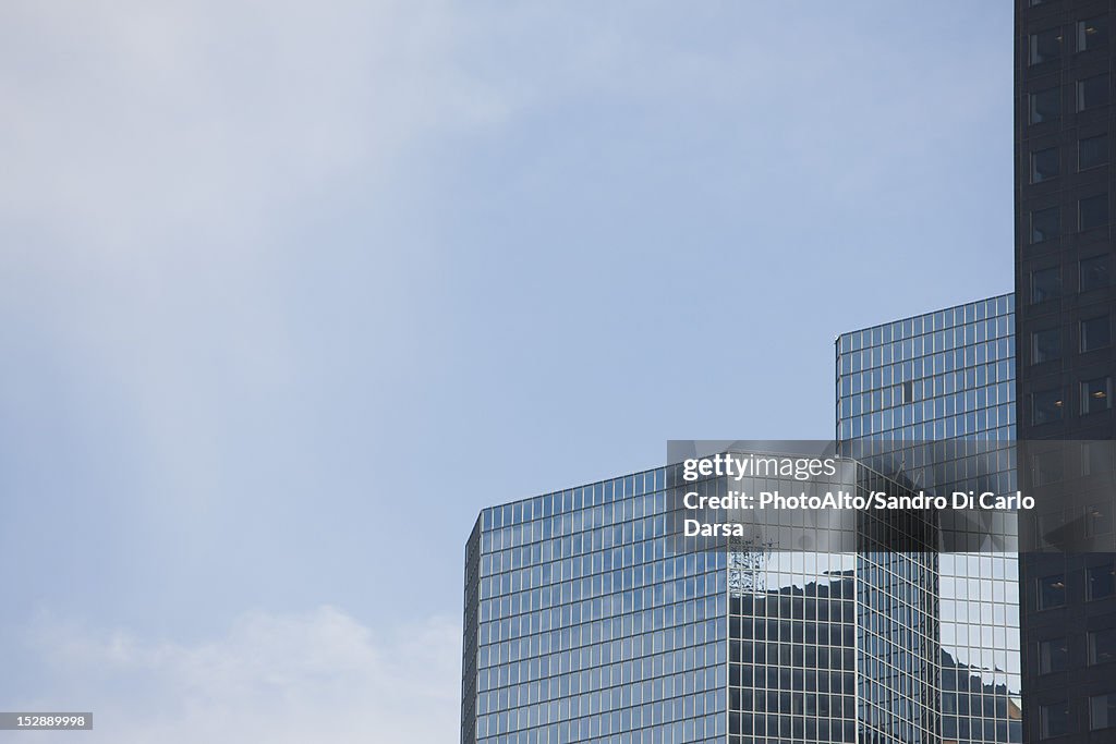 Modern high rise buildings, cropped