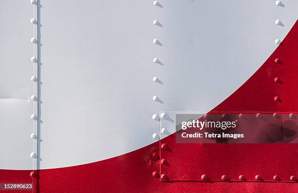 metal with paint - metal rivets stock pictures, royalty-free photos & images