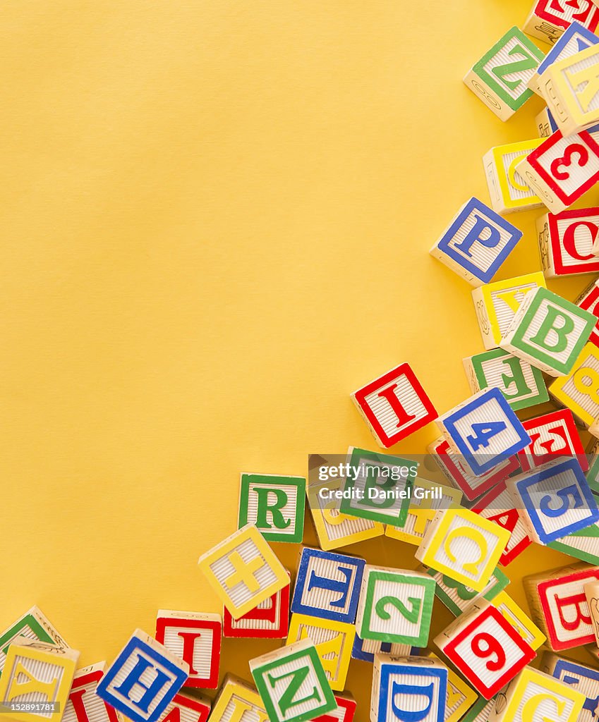 Alphabet Block Letters Color Colorful Blocks With Alphabet Letters High-Res Stock Photo - Getty Images