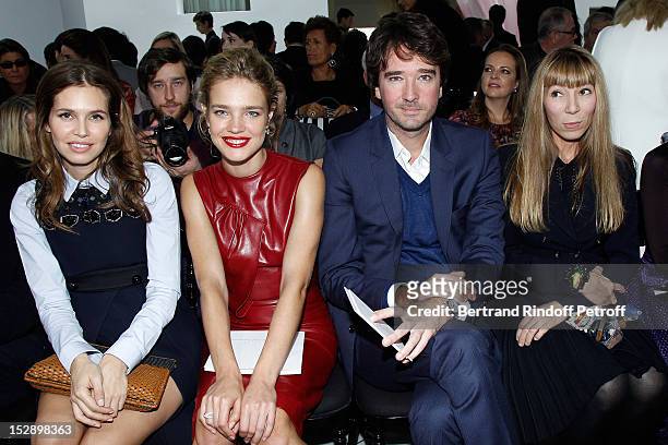 Dasha Zhukova, Natalia Vodianova, her boyfriend Antoine Arnault and Victoire de Castellane, Dior Fine Jewelry Designer, attend the Christian Dior...