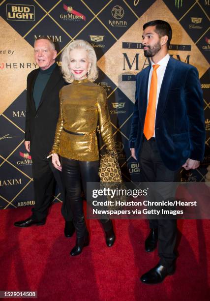 Houston socialite, philanthropist and third-generation Texan Lynn Wyatt attends The MAXIM Super Bowl Party 2017 at the Smart Financial Centre at...