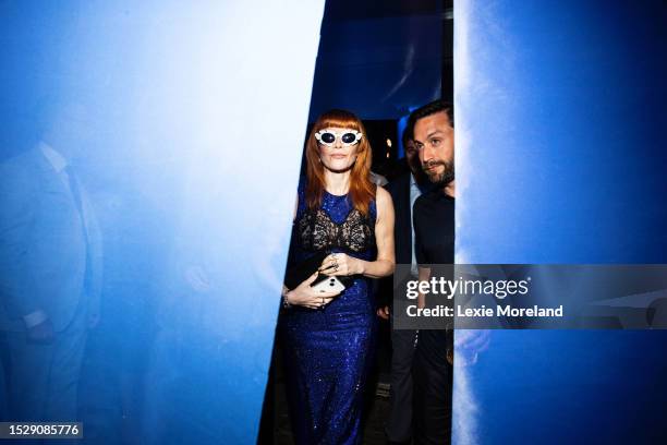 Natasha Lyonne and Kieran Culkin at the TAG Heuer 5th Avenue Flagship Grand Opening Celebration on July 12, 2023 in New York, New York.