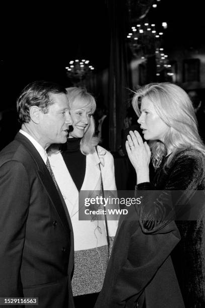 Michael Ovitz, Judy Ovitz, and Kim Basinger attend an event at the Bruin and Village theaters in the Westwood neighborhood of Los Angeles,...