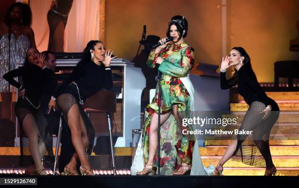 Lana Del Rey performs at BST Hyde Park on July 09, 2023 in London, England.