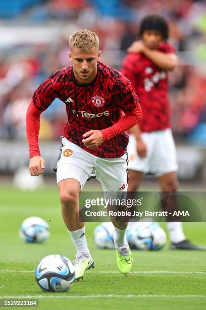 Mason Mount of Manchester United during the Pre-Season Friendly fixture between Manchester United and Leeds United at Ullevaal Stadion on July 12,...