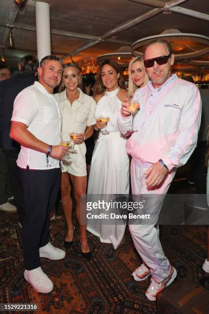Warren Brown, Anna Woolhouse, Natalie Pinkham, Katherine Kelly and Tony Pitts attend the YRDS Creative Talent Marketing Agency VIP Launch Event at...