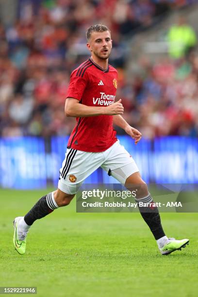 Mason Mount of Manchester United during the Pre-Season Friendly fixture between Manchester United and Leeds United at Ullevaal Stadion on July 12,...