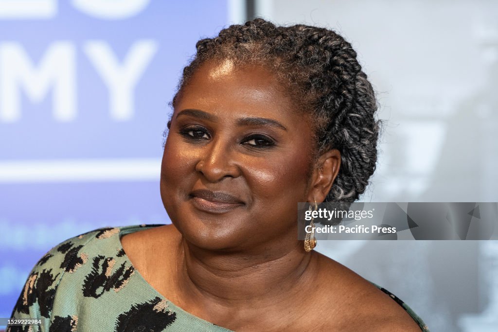 Monica Geingos, First Lady of Namibia attends the first...