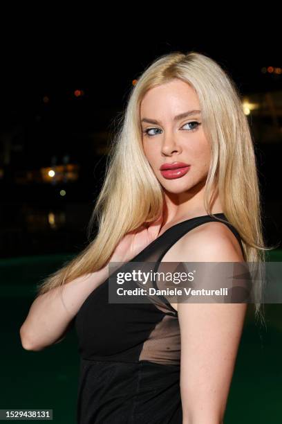 Ria Antoniou attends the Ischia Global Fest 2023 on July 09, 2023 in Ischia, Italy.