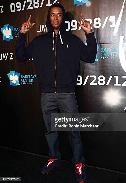 Stephen Dennis attends Jay-Z in concert at the Barclays Center on September 28, 2012 in the Brooklyn borough of New York City.