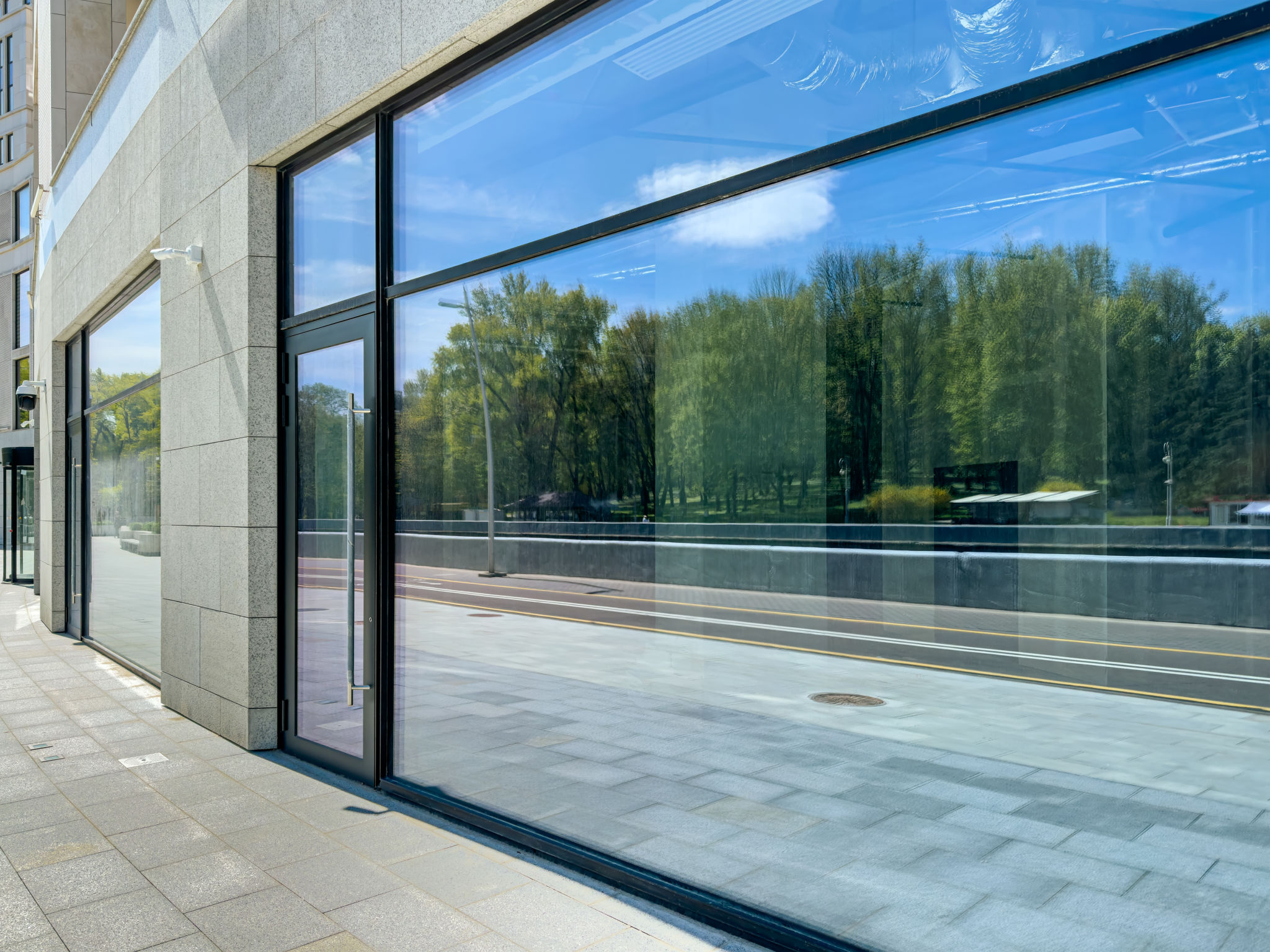 technology glass window