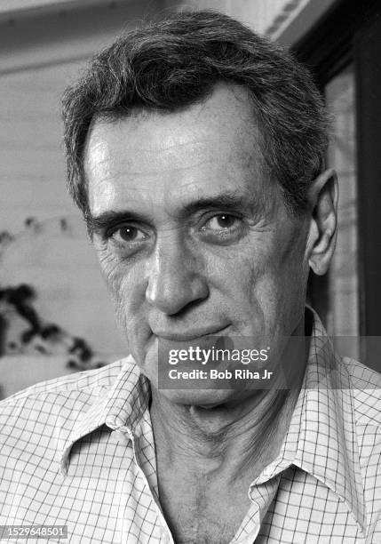 Actor Rock Hudson at home, November 16, 1984 in Los Angeles, California.