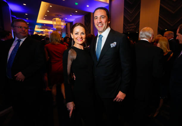 Lucinda and Javier Loya at the Super Bowl Host Committee's Luminaries of the Game gala honoring Bob and Janice McNair on Wednesday, Feb. 1, 2017.