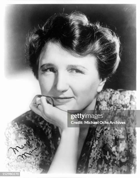 Marjorie Main, circa 1935.