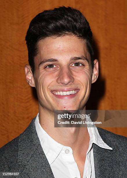 Actor Ken Baumann attends the premiere of Entertainment One's "The Cottage" at the Academy of Motion Picture Arts and Sciences on September 28, 2012...