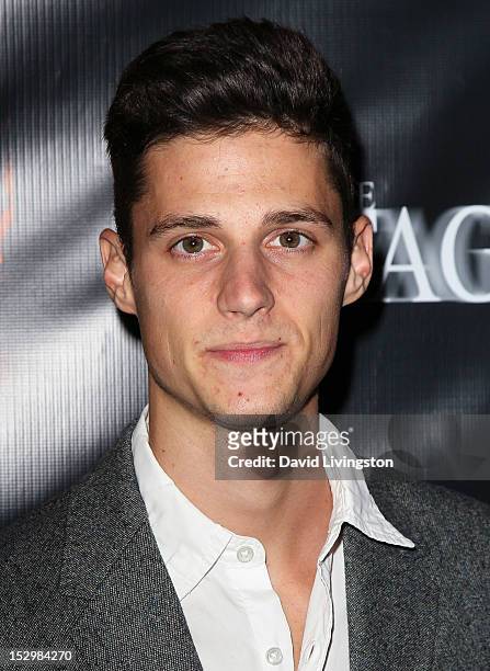 Actor Ken Baumann attends the premiere of Entertainment One's "The Cottage" at the Academy of Motion Picture Arts and Sciences on September 28, 2012...