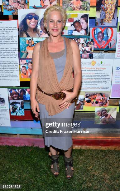 Actress Patricia Arquette, attends the GiveLove 2nd Annual Art Auction And Fundraiser For Haiti With Patricia Arquette & Rosetta Getty held at a...