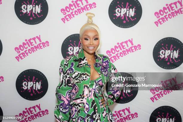 Blac Chyna attends the Society Performers Academy Hosts SPiN Nationals Hosted By Joe Lorenzo With Guests, Blac Chyna And Young Hollywood Celebrities...
