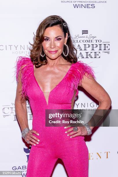 Luann de Lesseps attends the "Luann and Sonja: Welcome to Crappie Lake" premiere party at Ascent Lounge on July 09, 2023 in New York City.