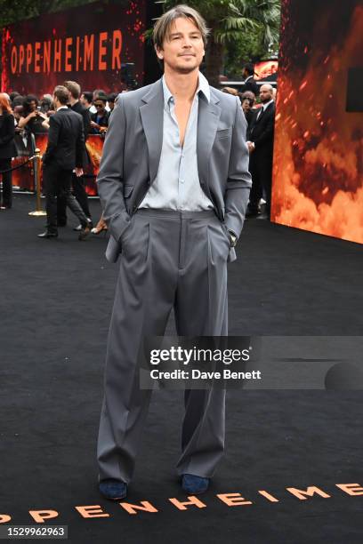 Josh Hartnett attends UK Premiere of "Oppenheimer" at the Odeon Luxe Leicester Square on July 13, 2023 in London, England.