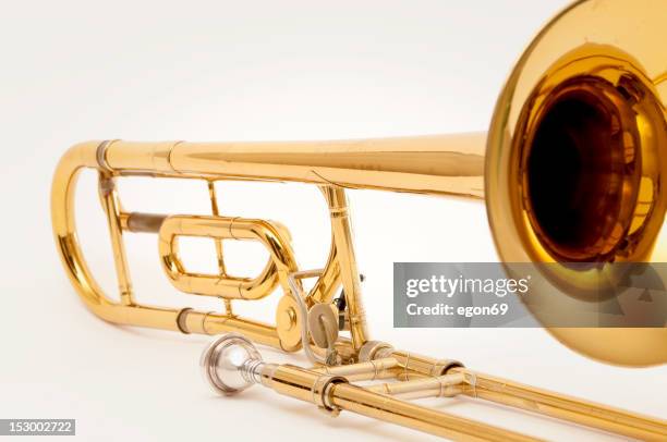 trombone - trombone stockfoto's en -beelden