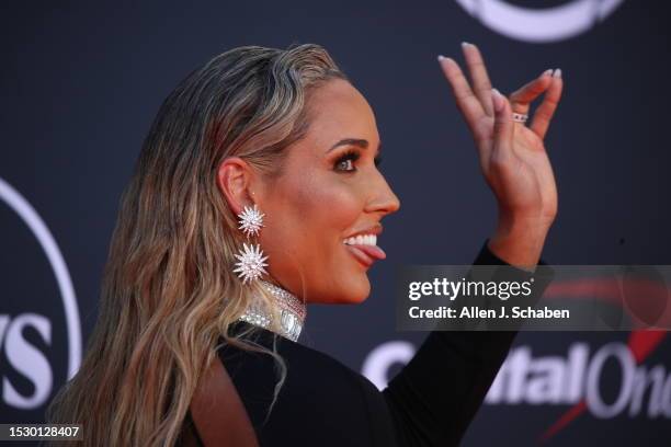 Hollywood, CA American bobsledder Lolo Jones arrives on the red carpet at the 2023 ESPY Awards in Dolby Theatre in Hollywood Wednesday, July 12,...