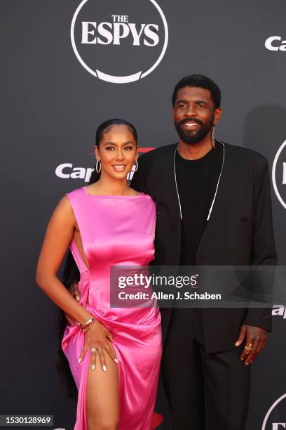 Hollywood, CA Dallas Mavericks guard Kyrie Irving and wife Marlene Wilkerson arrive on the red carpet at the 2023 ESPY Awards in Dolby Theatre in...