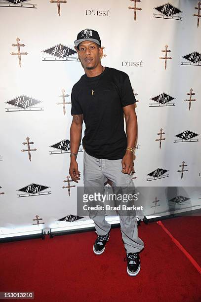 Keith Bogans attend D'USSE Cognac + JAY-Z Host The Official Barclays Concert after party at 40 / 40 Club on September 28, 2012 in New York City.