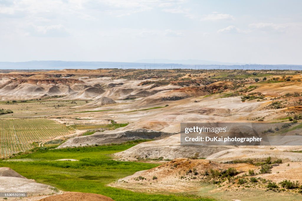 Gobi Desert scenery , Xinjiang Province, China