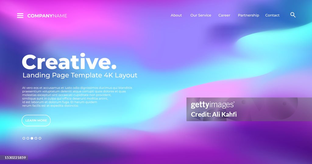 4k Landing Page Template Abstract Dynamic Modern Futuristic Multi