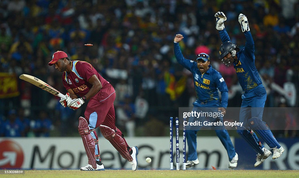 Sri Lanka v West Indies - ICC World Twenty20 2012: Super Eights Group 1