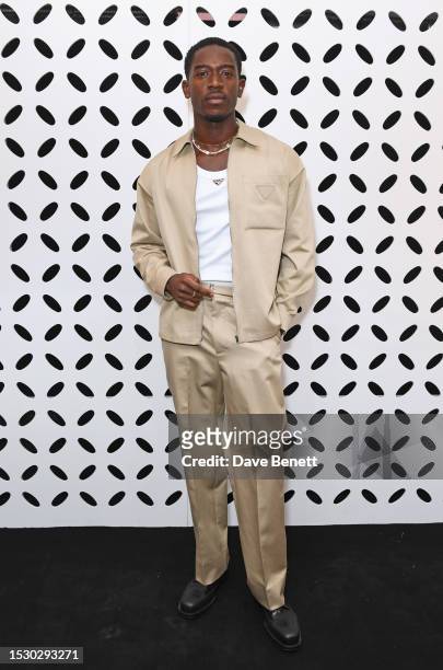 Damson Idris attends the British Vogue x Self Portrait Summer Party at Chiltern Firehouse on July 13, 2023 in London, England.