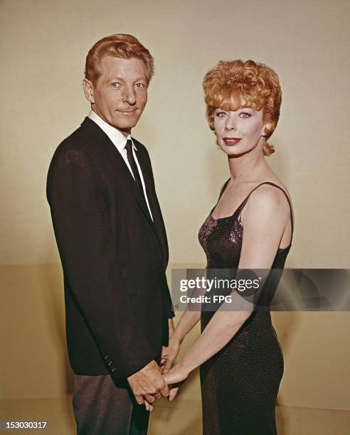 American actor, singer and comedian Danny Kaye with actress and dancer Gwen Verdon , circa 1965.