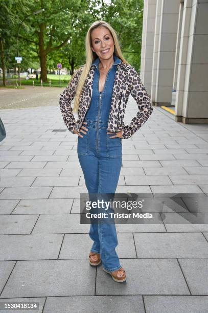 Andrea Kaiser during the Seven.One Entertainment Group summer party at Restaurant Henriks on July 13, 2023 in Hamburg, Germany.