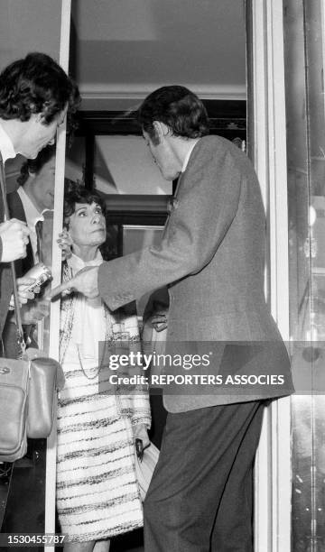 Coco Chanel et Jacques Chazot à Paris en 1970