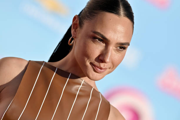 Gal Gadot attends the World Premiere of "Barbie" at Shrine Auditorium and Expo Hall on July 09, 2023 in Los Angeles, California.
