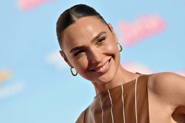 Gal Gadot attends the World Premiere of "Barbie" at Shrine Auditorium and Expo Hall on July 09, 2023 in Los Angeles, California.