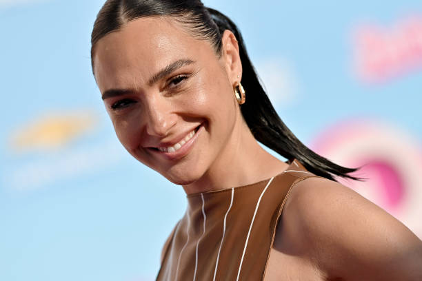 Gal Gadot attends the World Premiere of "Barbie" at Shrine Auditorium and Expo Hall on July 09, 2023 in Los Angeles, California.