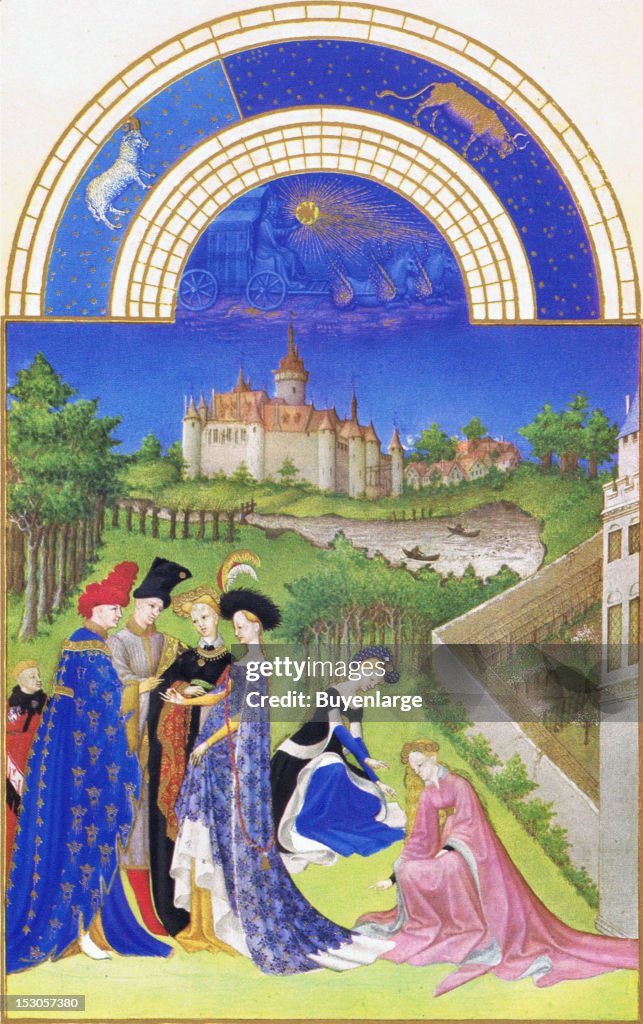 Le Tres Riches Heures Du Duc De Berry, April