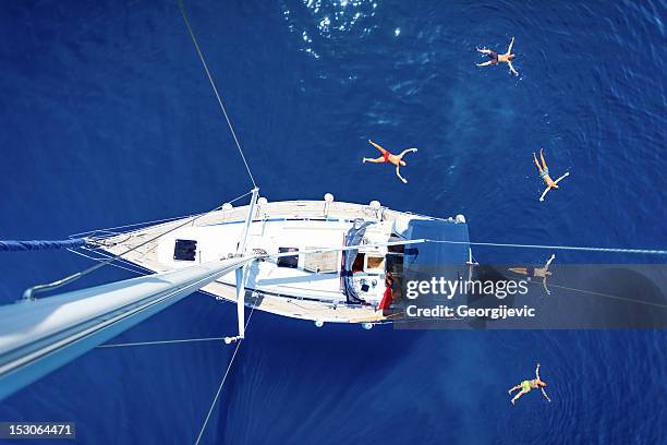 sailing vacation - sailor stock pictures, royalty-free photos & images