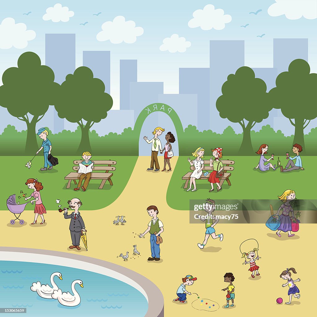 People at Park